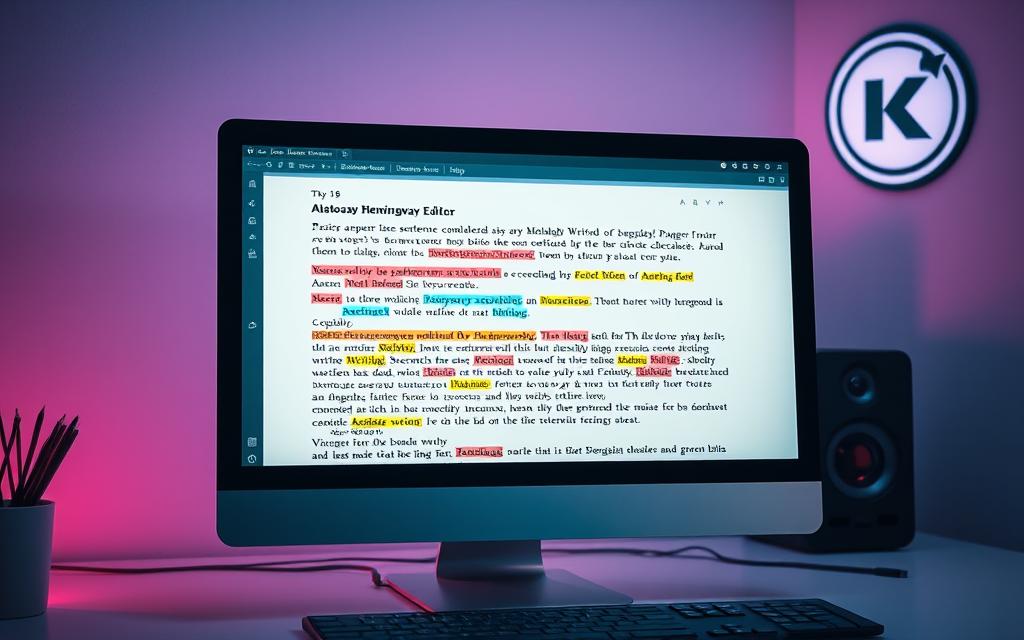 Farbcodierte Textanalyse mit Hemingway Editor