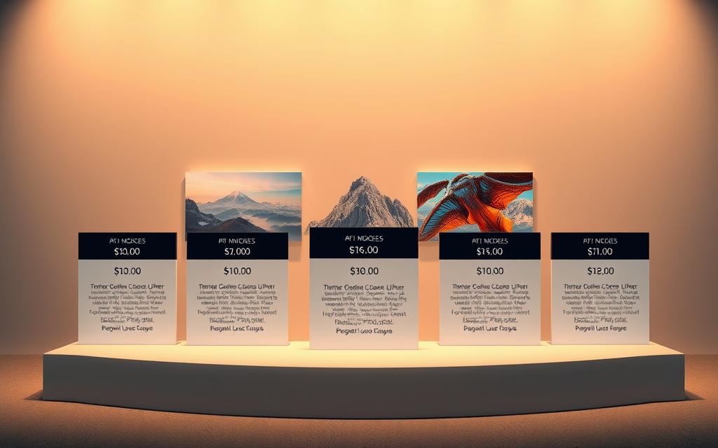 KI-Kunst Preismodelle