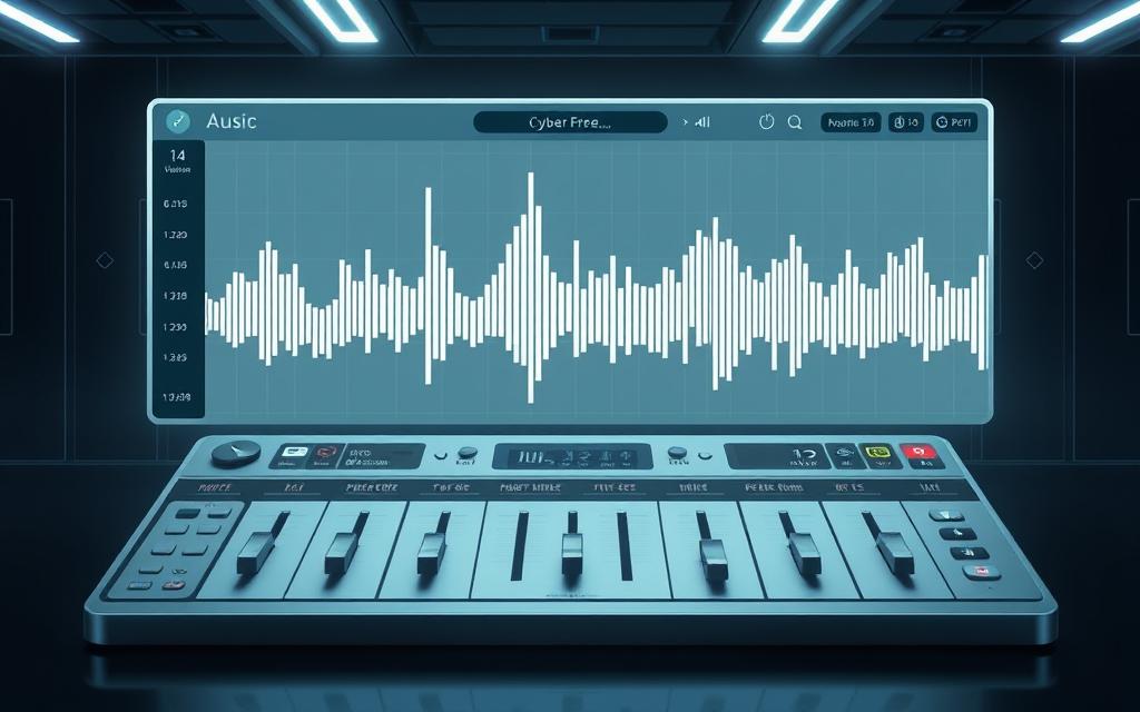 KI-Musikgenerator Benutzeroberfläche