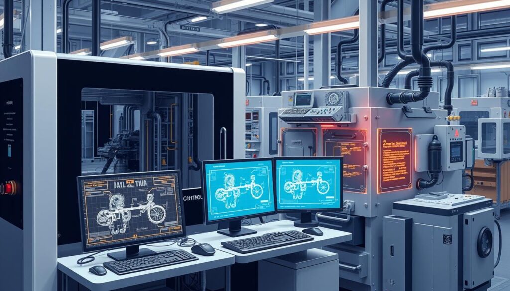 Selbstoptimierende Maschinen mit KI-Steuerung in einer Produktionsumgebung Selbstoptimierende Maschinen mit KI-Steuerung in einer Produktionsumgebung