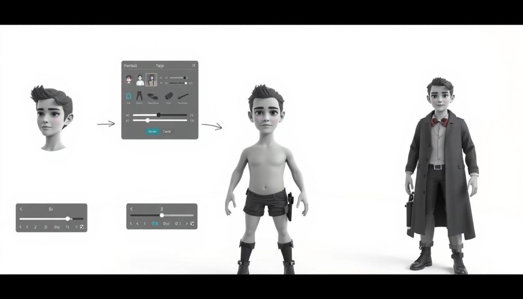 3D-Avatar-Erstellung Schritt für Schritt
