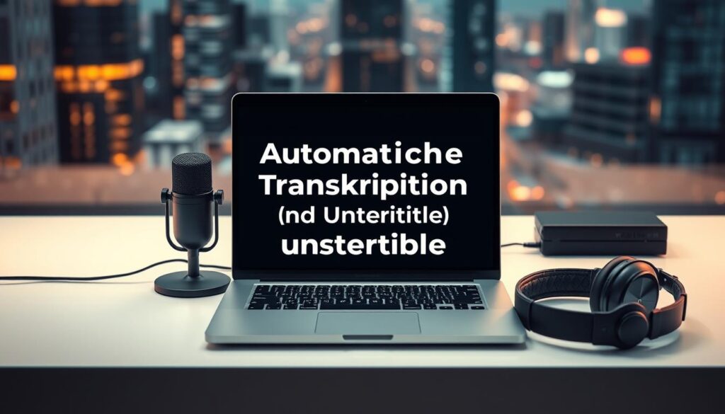 Automatische Transkription und Untertitel