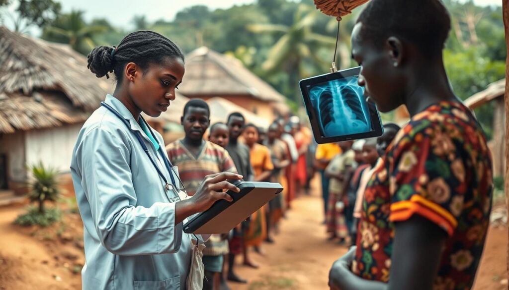 Tuberkulose-Screening in Afrika