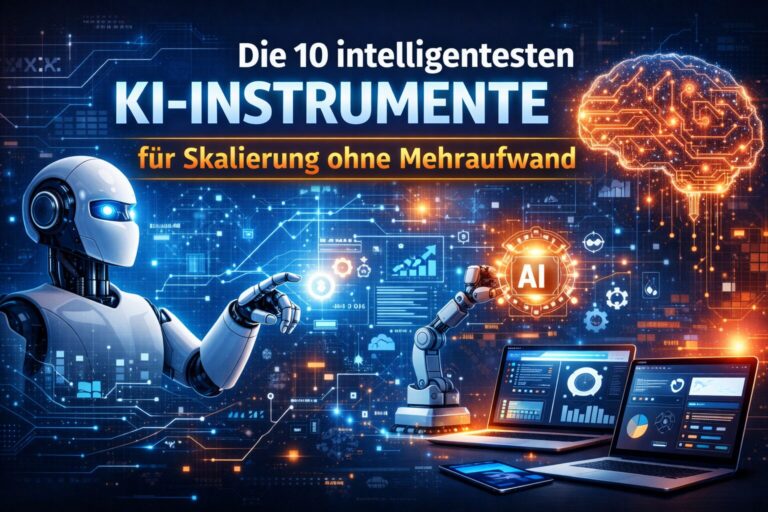 Die 10 intelligentesten KI-Instrumente für Skalierung ohne Mehraufwand 2026
