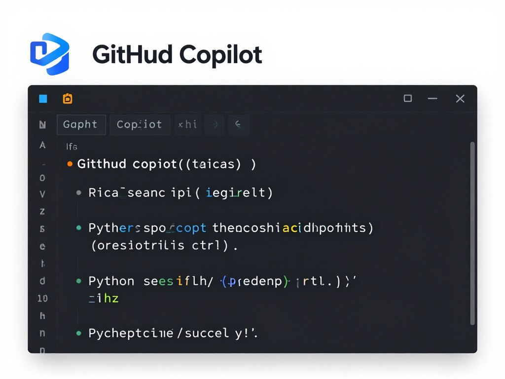 GitHub Copilot Interface zeigt KI-gestützte Code-Vorschläge