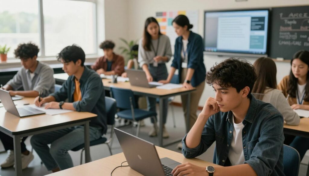 Echtzeit-Feedback students