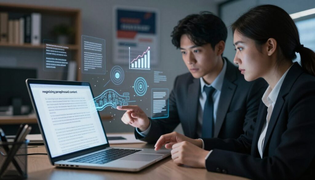 Erkennung paraphrasierter content